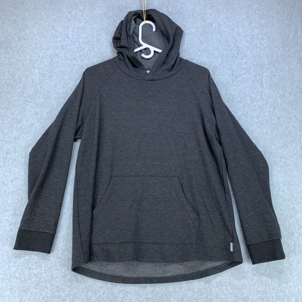 Free Fly Bamboo Lightweight Fleece Hoodie Womens Large Charcoal Heather 49801